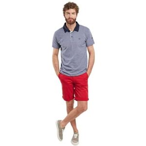 Armor Lux Poloshirt met korte mouwen, marineblauw deep/wit, S, marineblauw diep/wit, S