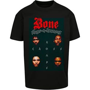 Mister Tee Bone-Thugs-N-Harmony Crossroads Oversize Tee Zwart XS T-Shirt, Heren, zwart., XS