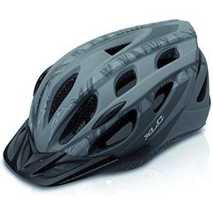 XLC Unisex volwassenen fietshelm BH-C19, zwart, grijs, 54-58 cm