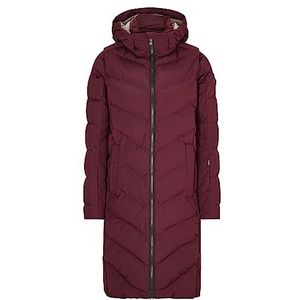 Ziener Dames TELSE wintermantel | warm, ademend, waterdicht, knielang, velvet rood, 44