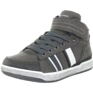 s.Oliver Casual Sneakers voor jongens - Skateboarden, Grijze Grau Graite kam 292, 34.5 EU