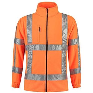 Tricorp 403008 Safety RWS - EN ISO 20471 Fleece jas, 100% polyester, 380 g/m², fluororanje, maat S