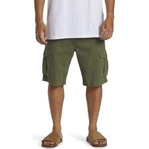 Quiksilver Battle Cargo Shorts voor heren, Groen, 29W