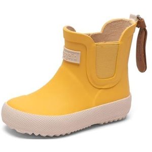 Bisgaard Baby Rubber Regenlaarzen voor kinderen, uniseks, citroen, 20 EU, Citroen, 20 EU