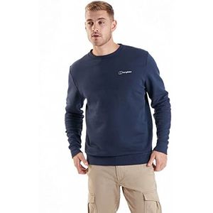 Berghaus Sweatshirt met logo voor heren, ronde hals, extra warmte, extra comfortabel sweatshirt (1 stuk)