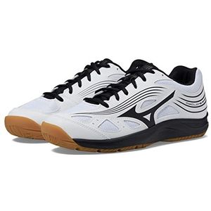 Mizuno Cycloonsnelheid 3 dames Volleybalschoen, Wit/Zwart, 9.5