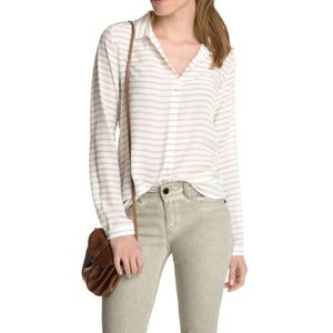 ESPRIT Collection dames regular fit blouse hoge kwaliteit zijde 034EO1F022