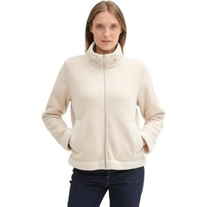 TOM TAILOR Sweatjack voor dames, 33962 - Doeskin Melange, XS