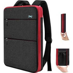ZINZ Slanke en Uitbreidbare Laptop Rugzak 15 15.6 16 Inch Laptop Sleeve Waterbestendige Schoolrugzak Mannen en Vrouwen, B01RD01