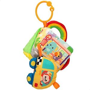 winfun - Pluche activiteitenkubus, babyactiviteitenemmer, sensorisch speelgoed, babyspeelgoed 3 maanden, baby stimulatie speelgoed, winfun, 3 maanden (46684)