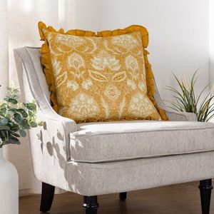 Paoletti Kirkton Gebloemd Katoen Geplooide Veer Rich Gevul