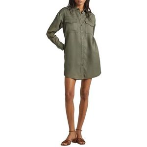 Pepe Jeans Beate Jurk voor dames, Groen (Olivijn Groen), M