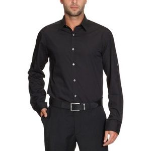 Selected overhemd voor heren, maat 54, zwart, Blanco Y Gris, XL