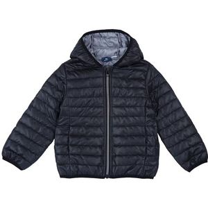 Chicco, Kinderjas met capuchon en praktische ritssluiting, met moderne en modieuze patronen, machinewasbaar, kinderkleding, ontworpen in Italië, blauw (2), 8 Jaar