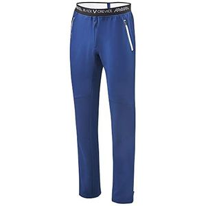 Black Crevice Outdoorbroek voor heren, hoogwaardige wandelbroek van 90% polyester en 10% elastaan, waterafstotende outdoorbroek voor heren, ademende trekkingbroek voor heren, met elastische band,