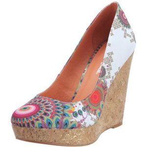 Desigual Dames Shoes_Lucina Pumps, Orange Teja Rustica 7032, 41 EU