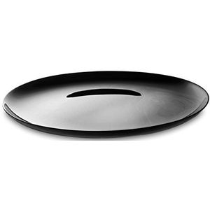 Piatto pizza premiere in vetro opale nero cm 32