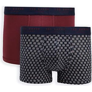 Ted Baker 2 Pack katoenen Stretch Trunk, multi, groot
