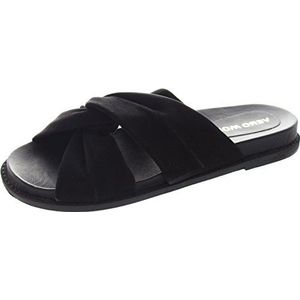 VERO MODA Dames Vmcelia Leather sandaal, zwart, 38 EU