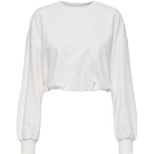 Onlbolette L/S Short O-Neck Ub Oy Swt, cloud dancer, XL