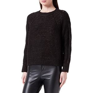 Sisley Womens L/S 106YM101S Sweater, Black 79E, S