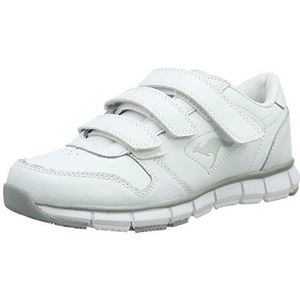 KangaROOS K-bluerun 700 V B Sneakers, uniseks, White Silver 0002, 36 EU
