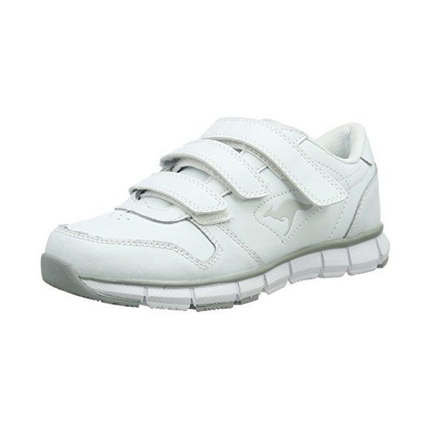 Tory Burch Klittenband Sportschoenen zilver-wit prints met een thema Schoenen Sneakers Klittenband Sportschoenen 