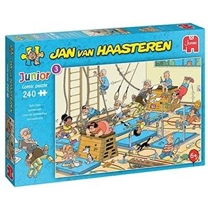 Jan van Haasteren Junior Apenkooien kinderpuzzel - 240 stukjes - Puzzel