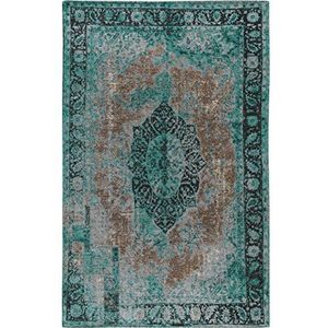 benuta tapijt Tosca turquoise 75x165 cm | onderhoudsvriendelijk tapijt voor gang en andere woonruimtes