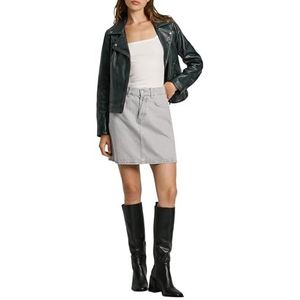 Pepe Jeansvoor vrouwen. PL901136 Minirok Hw Wolk grijs (M), Casual, Katoen