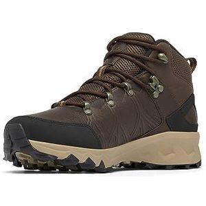 Columbia Women's Peakfreak 2 Mid Outdry Leather waterproof mid rise hiking boots, Brown (Cordovan x Black), 5 UK