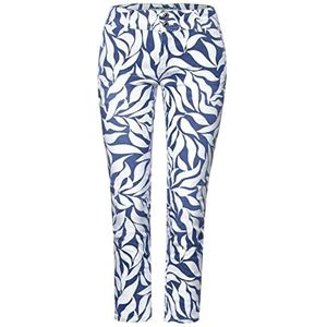 Street One Dames bedrukte 7/8 jeansbroek, Lake Blue Aop Washed, 32W / 26L