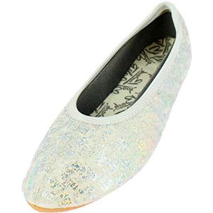 Beck Glamour pantoffels voor meisjes, zilver, 35 EU