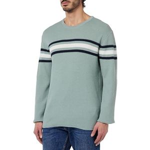 KEY LARGO Heren pullover Booking Ronde hals, Vervagen Moss (1541), 3XL