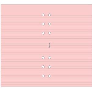 Filofax gelinieerd roze papier (b133007)