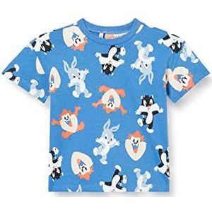 Koton Baby Boy Walt Disney Cartoon Characters Bedrukt Korte Mouwen Gelicentieerd T-Shirt Katoen, Marine Design (02c)