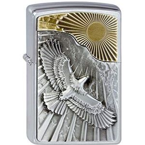 Zippo Aansteker 2003192 Eagle Sun-Fly Embleem benzine-aansteker, messing