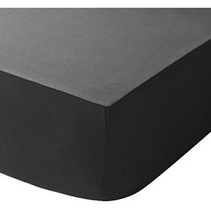 Catherine Lansfield Easy Iron Percale Dubbele Hoeslaken Zwart