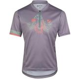 Ziener - NESPI - Maillot - Mauve - Materiaal Stretch - Demi-rits