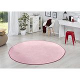 Hanse Home Fancy tapijt, polypropyleen, roze, ø 133 cm