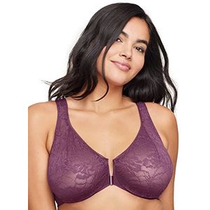 Glamorise Plunge beha voor dames, Zwarte pruim, 85G