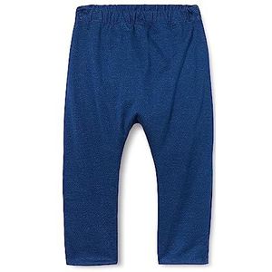 Petit Bateau baby jongen broek, Blauw Medieval/Grijs ecru, 6 Maanden
