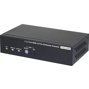 SpeaKa Professional HDMI Extender (verlenging) via netwerkkabel RJ45 40 m