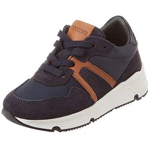 Pinocchio meisjes P1730 sneakers, Dark Blue Beige Panther, 27 EU