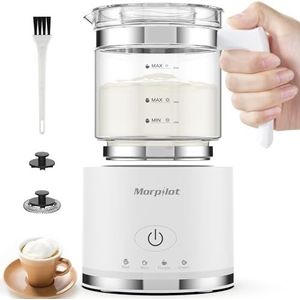 Morpilot Elektrische melkopschuimer - wit