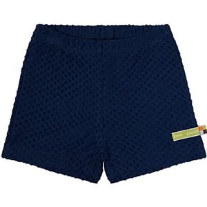 loud + proud Uniseks kindershort van badstof met stippen, GOTS-gecertificeerde shorts, Ultramarijn, 98-104