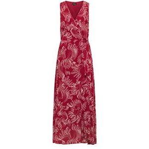 IDONY Dames maxi-jurk met allover-print 19222824-ID02, rood, S, rood, S