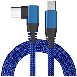 BIBTIM USB C naar USB C oplaadkabel 1M 2M 3M, 1-pack 60W USB 2.0 Type C oplaadkabel compatibel met MacBook iPad Air 5 Pro 2021 Galaxy S22 S21 Ultra S20 FE S10 A12 Mi 11 Note 10 Pixel 6 5 4a
