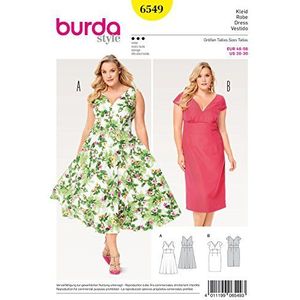 Burda Stijl naaipatroon B6549 Damesjurk