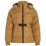 Karl Lagerfeld - Belted Puffer - Bufferjas - Bruin - Regular Fit